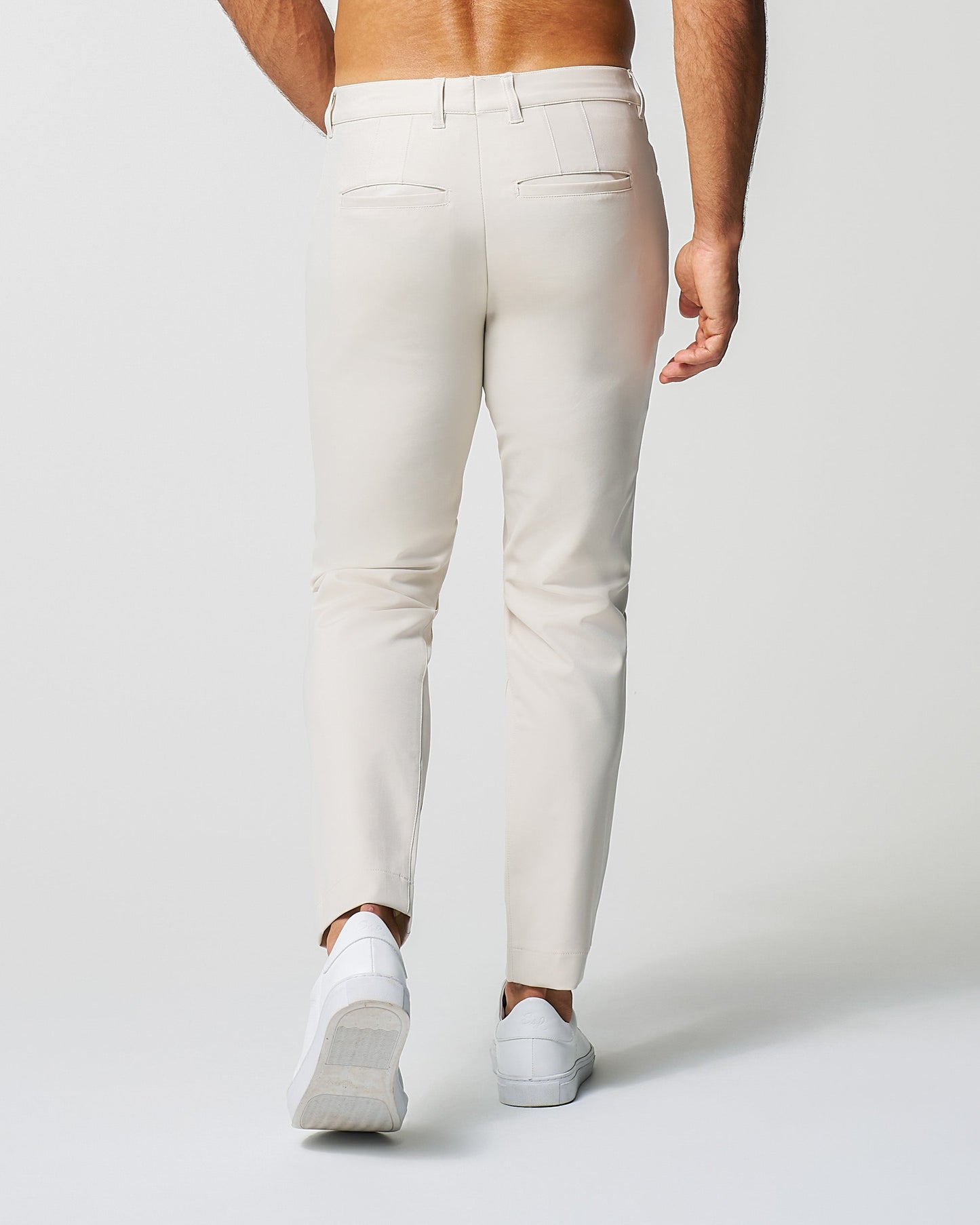 Athletic Fit Stretch Tech Chino - Light Khaki